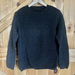H&M‎ Dark Gray Ribbed Crew Neck Sweater Women's Small